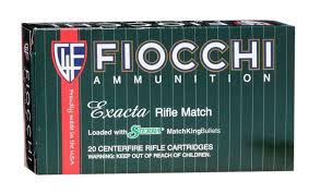 FIOCCHI Ammunition - 6.5 CREEDMOOR, 142gr, MATCH KING HPBT, Box of 20