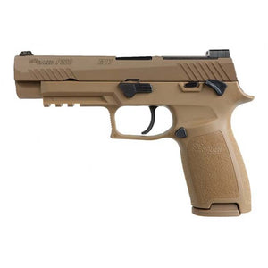 SIG P320, 9MM, 4.7IN, M17, COYOTE, STRIKER, NS W/R2 PLATE