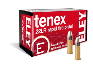 ELEY TENEX RAPID FIRE PISTOL 22 LR AMMUNITION 40 Gr