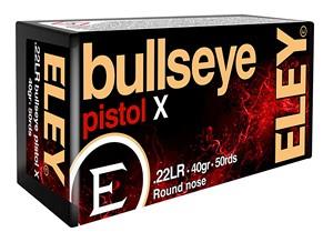 ELEY BULLEYE PISTOL X 22 LR AMMUNIITON 40 Gr