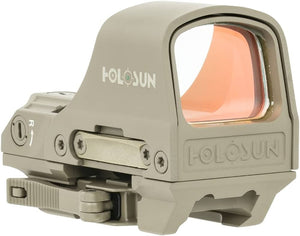 HOLOSUN OPTICS, HE510C-GR Open Reflex Sight, Green FDE