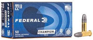 FEDERAL AMMUNITION .22LR 40 GR CHAMPION Box of 50