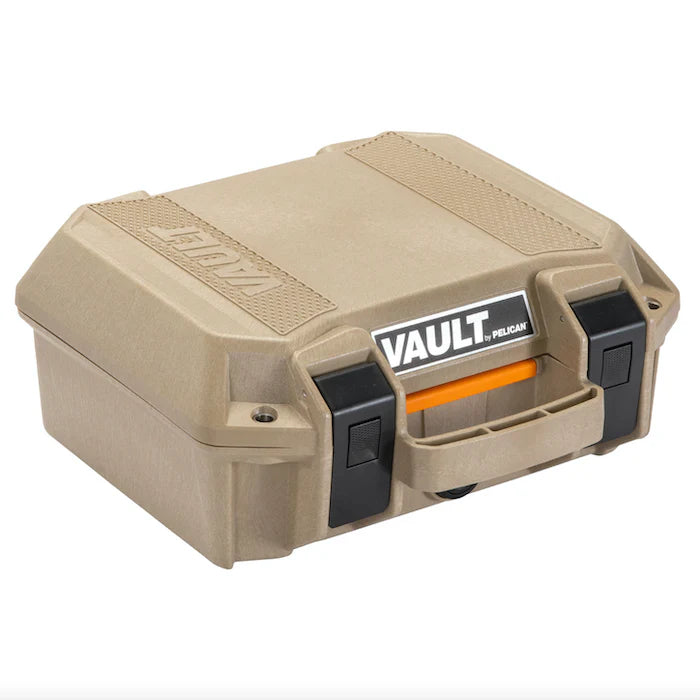 Pelican Vault V200 Pistol Case Medium TAN