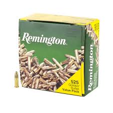 REMINGTON GOLDEN BULLET 22 LR 36 Gr PLATED HP AMMUNITION Box of 525
