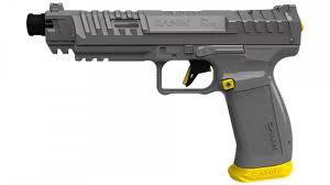 CANIK SFx RIVAL 1.50" CO2 PISTOL - .50 Cal., 4″ BARREL, GRY/GLD