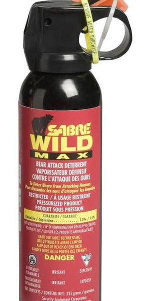 SABRE WILD MAX Bear Deterrent Spray 325g Canister