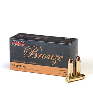 PMC BRONZE - .38 SPL, 132gr, FMJ, BOX OF 50