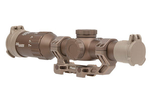 SIG SAUER TANGO6T DVO 1-6x24mm FFP LPVO Riflescope w/ Alpha4 Cantilever Mount, 30mm Tube DWLR-556 Illuminated Reticle – FDE