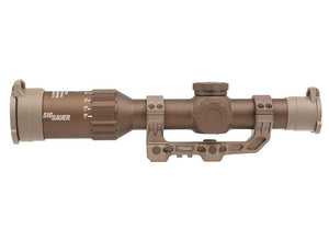 SIG SAUER TANGO6T DVO 1-6x24mm FFP LPVO Riflescope w/ Alpha4 Cantilever Mount, 30mm Tube DWLR-556 Illuminated Reticle – FDE