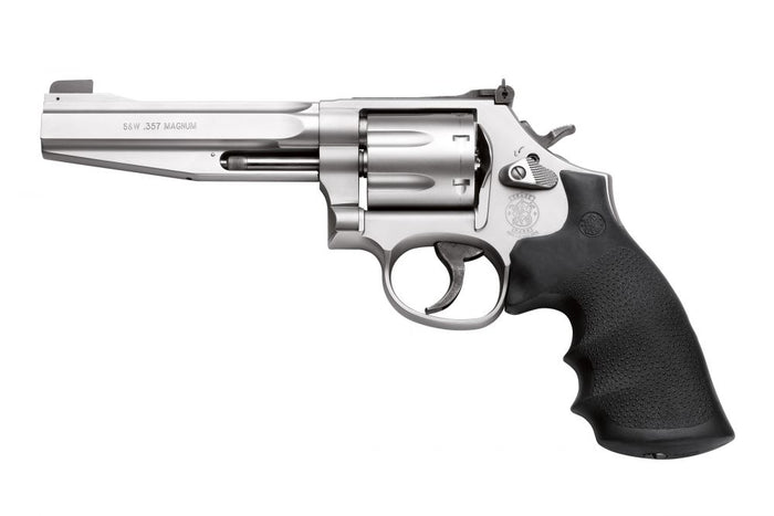 Smith & Wesson (S&W) 686-6 Pro Series DA/SA Revolver 357 Mag, 5", Satin S/S, 7rds #178038