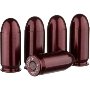 A-ZOOM SNAP CAPS 9MM LUGER DUMMYNAMMUNITION 5-PK RED