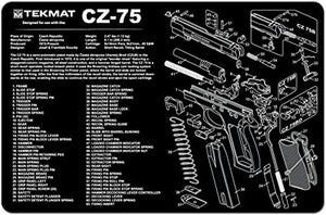 TekMat TEK-R17-CZ75 Gun Cleaning Mat, 11"x17", CZ-75