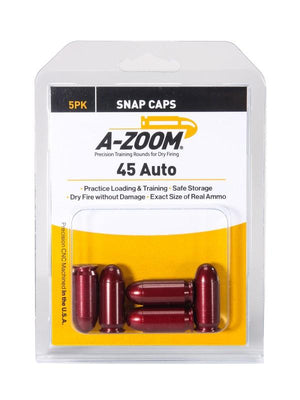 A-ZOOM 45ACP SNAP CAPS DUMMY AMMUNITION  5-PK