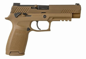 SIG P320, 9MM, 4.7IN, M17, COYOTE, STRIKER, NS W/R2 PLATE